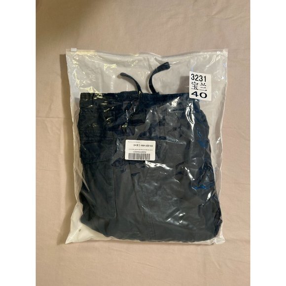 New Men's Ochenta Navy Blue Multiple Pocket Cargo Shorts Size‎ 40 - Picture 5 of 7